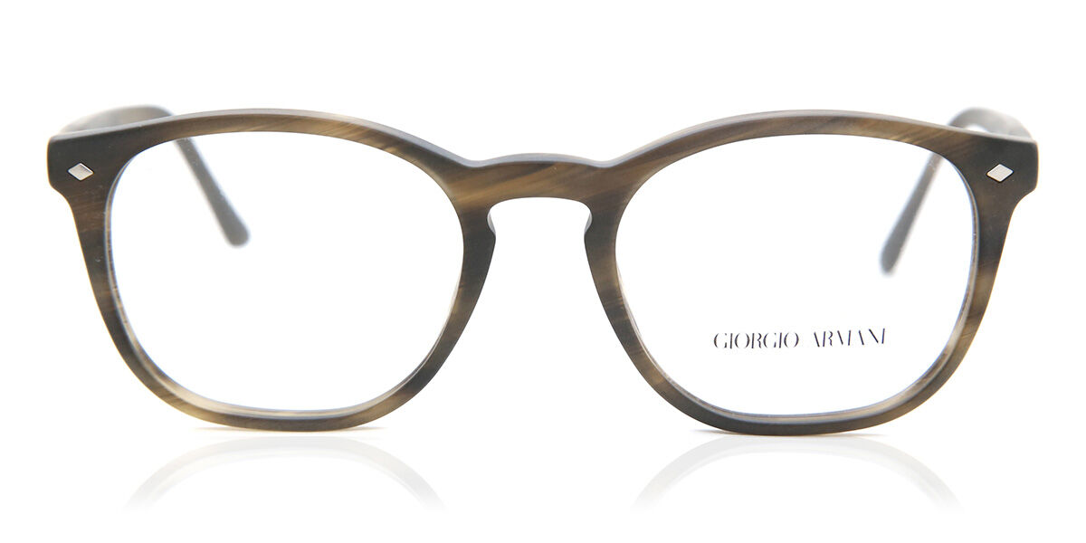 Giorgio Armani AR7074 5405 Oval Brown Eyeglasses | SmartBuyGlasses