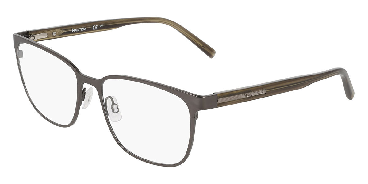 Nautica N7346 005 Square Satin Black Eyeglasses | SmartBuyGlasses