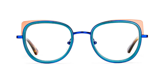 Etnia‎ Barcelona Alanya eyeglass frames Etnia Barcelona ALANYA.A - BKCO Black Coral | Eyeglasses Woman main image 3