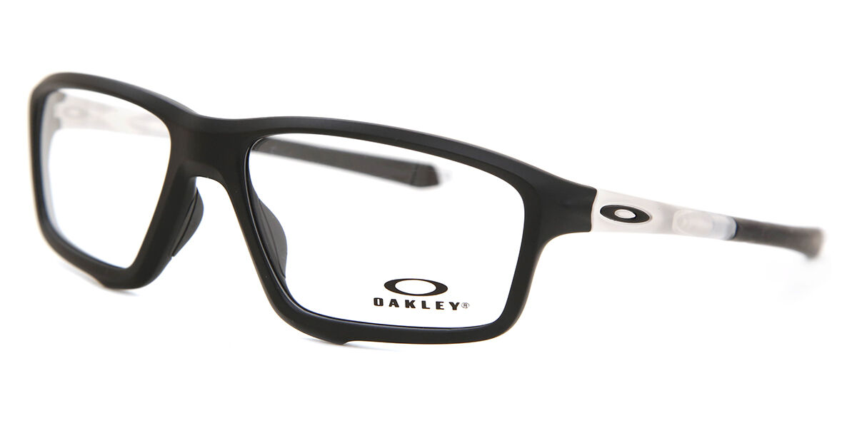 Oakley オークリー　フレームレス　平面レンズ Oakley OX8076 CROSSLINK ZERO 807603 Rectangle Matte Black