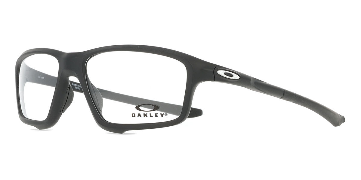 Oakley OX8076 CROSSLINK ZERO 807607 Rectangle Satin Black