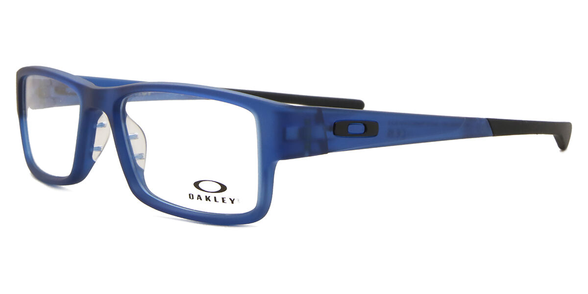 Oakley OX8046 AIRDROP 804618 Rectangle Matte Translucent Blue