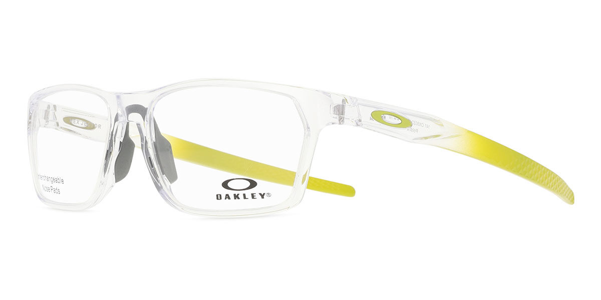 Oakley OX8032 HEX JECTOR 803212 Rectangle Transparent Gloss