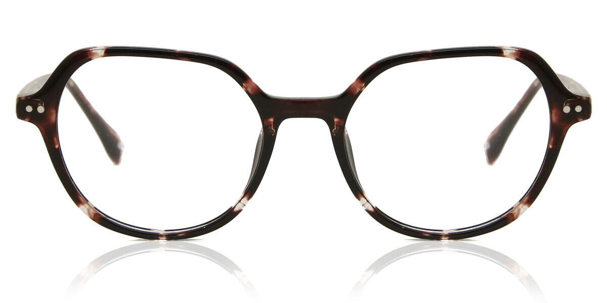 Miu Miu MU09XV VAU1O1 Oval Honey Yellow Tortoise Eyeglasses