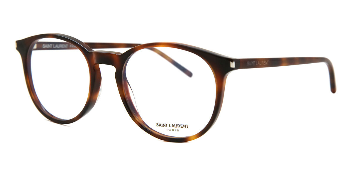 Saint Laurent SL 106 002 Oval Tortoiseshell Eyeglasses