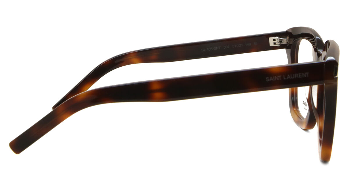 Saint Laurent SL 465 OPT 002 Square Shiny Tortoise Eyeglasses
