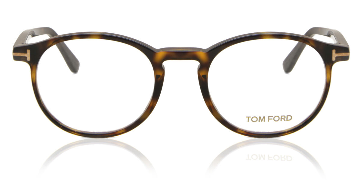 Tom Ford FT5294 052 Oval Dark Tortoise Eyeglasses