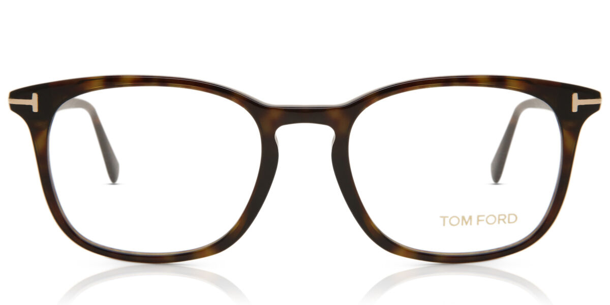 Tom Ford FT5505 052 Square Tortoise Eyeglasses | SmartBuyGlasses