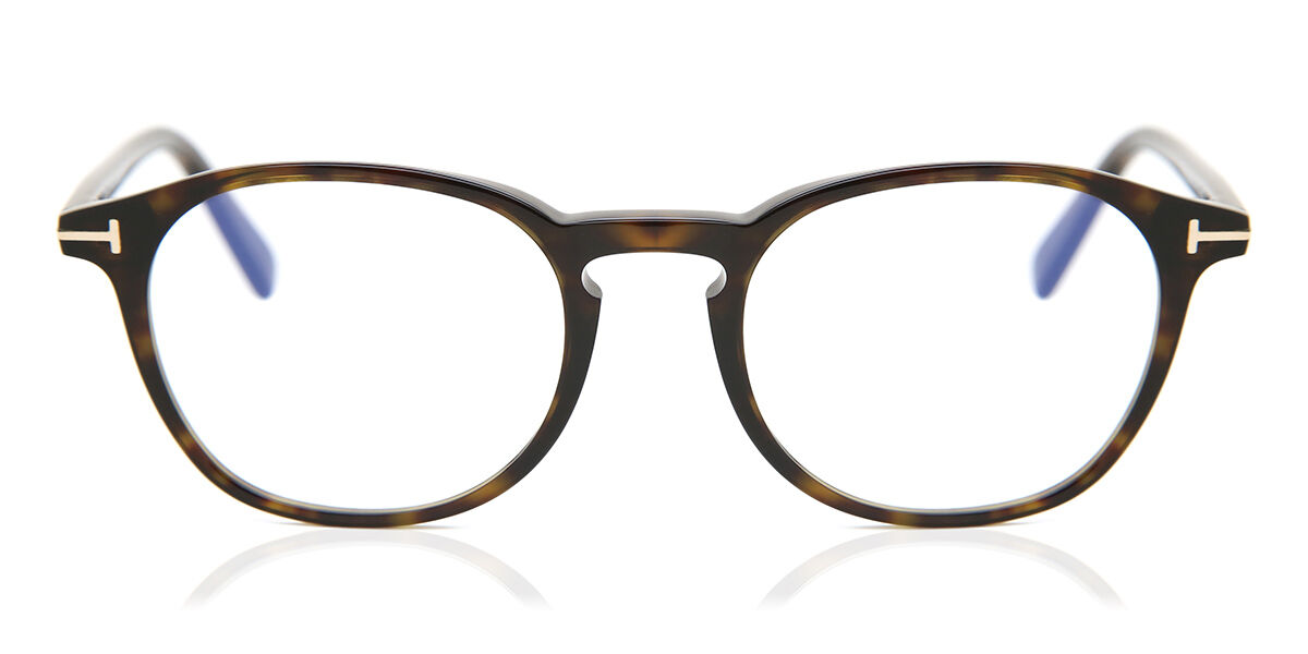 Tom Ford FT5583-B 052 Blue-Light Block Square Dark Tortoise