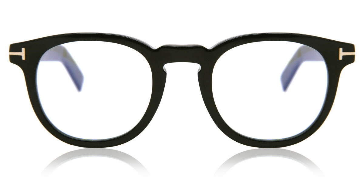 Tom Ford FT5629-B 052 Blue-Light Block Oval Dark Tortoise