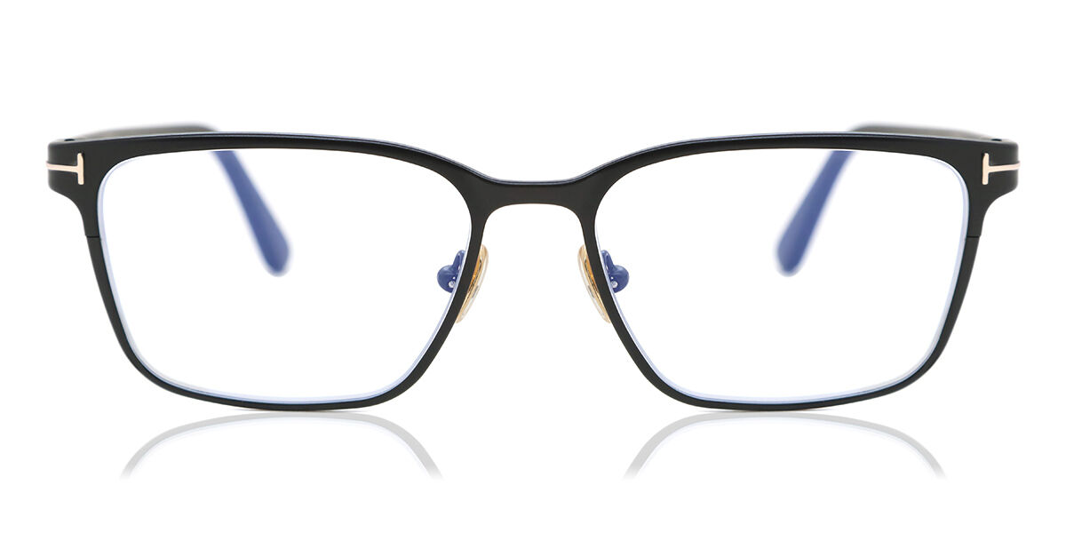 Tom Ford FT5783-D-B Asian Fit 005 Blue-Light Block Square Black
