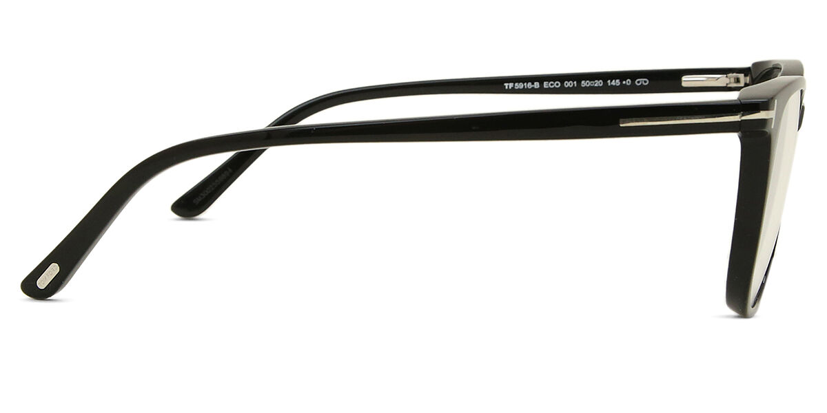 Tom Ford FT5916-B with Clip-On 001 Blue-Light Block Square Shiny