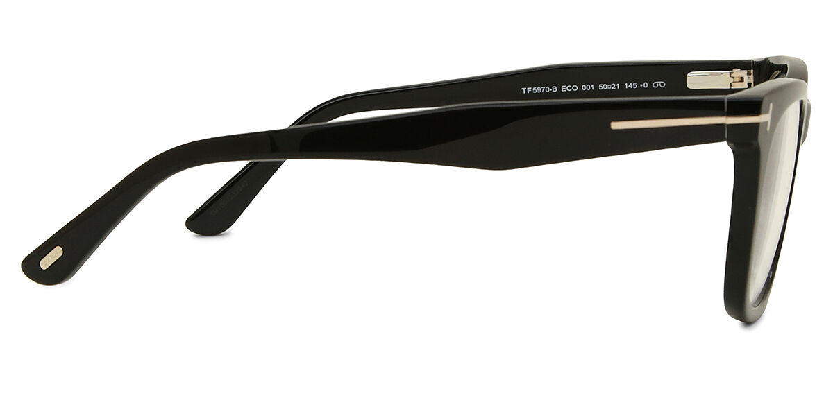 Tom Ford FT5970-B with Clip-On 001 Blue-Light Block Square Shiny