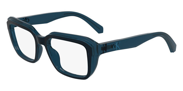 Calvin Klein Jeans unisex Translucent Blue Rectangular Eyeglasses Calvin Klein Jeans CKJ24616 405 Full Rim Transparent Sky  main image 3