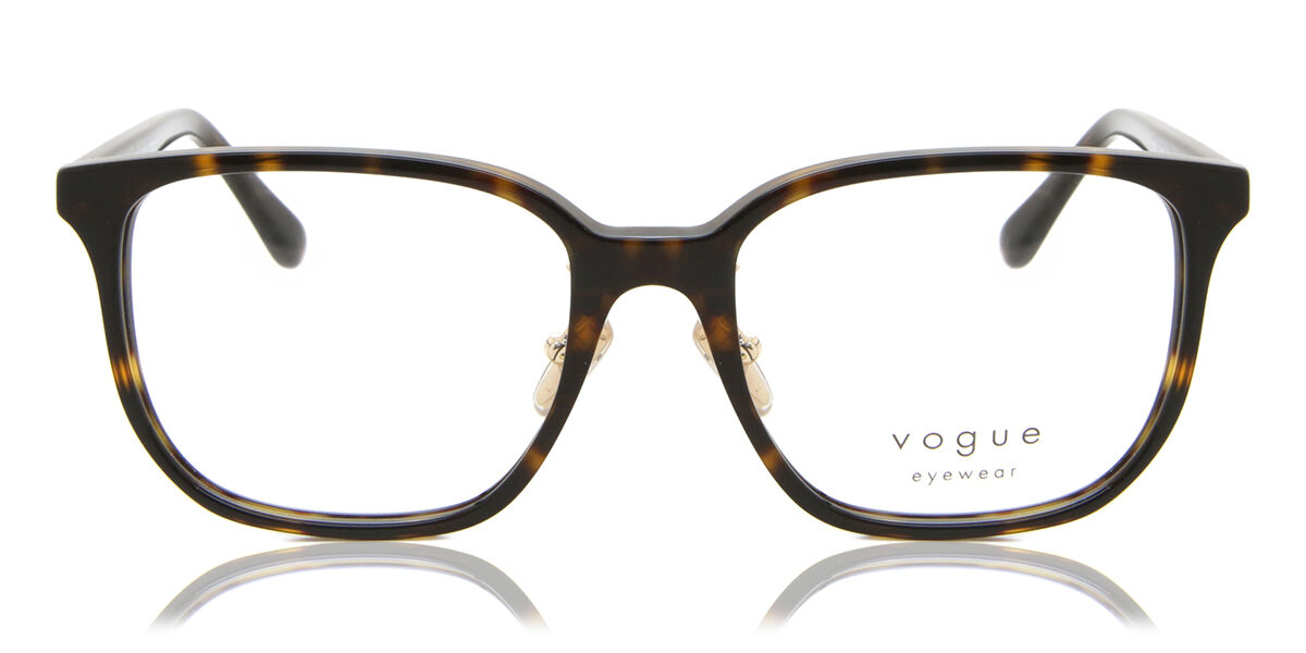 Vogue Eyewear VO5550D Asian Fit W656 Square Dark Tortoise