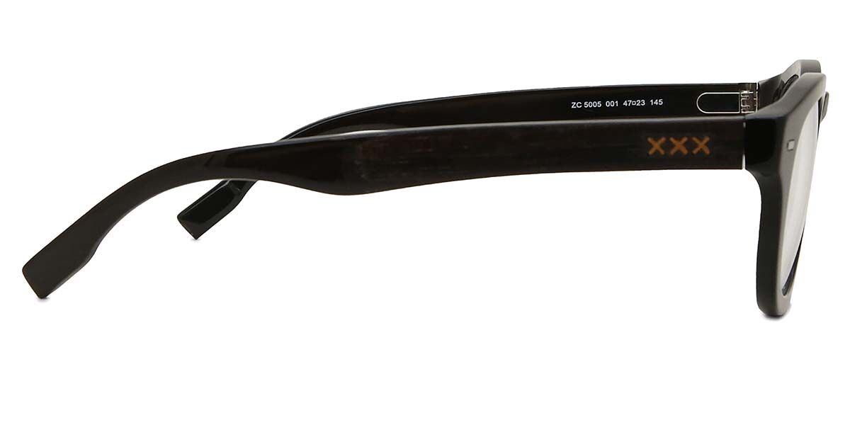 Ermenegildo Zegna ZC5005 001 Oval Black Eyeglasses