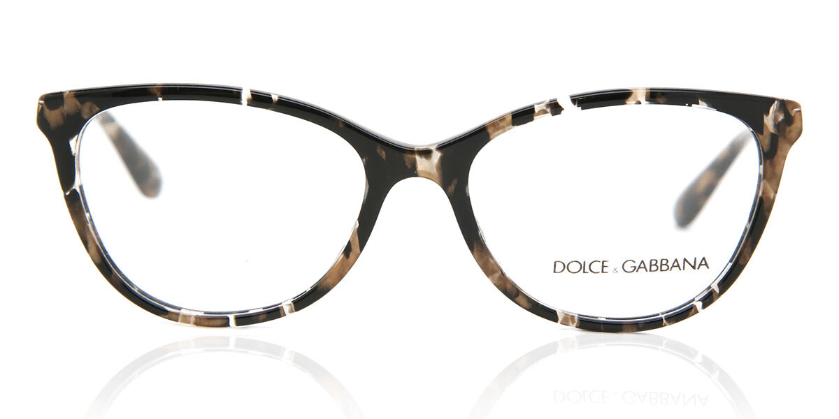 Dolce & Gabbana DG3258 911 Cat Eye Black Tortoise Eyeglasses