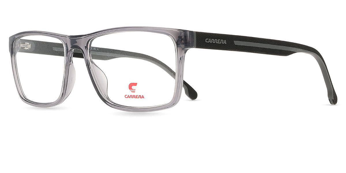 Carrera 8885 R6S Rectangle Transparent Grey Eyeglasses