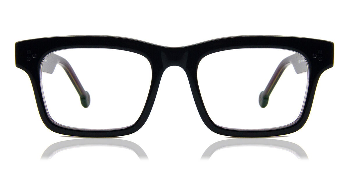 LA Eyeworks Wally 1025 Square Black Eyeglasses | SmartBuyGlasses
