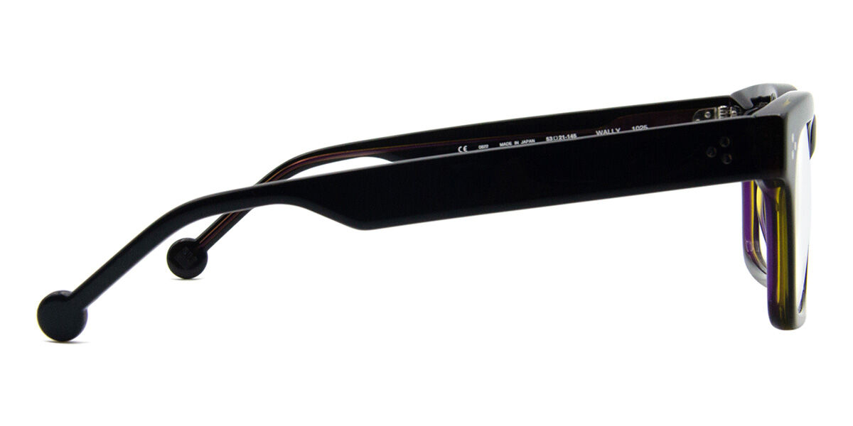 LA Eyeworks Wally 1025 Square Black Eyeglasses | SmartBuyGlasses