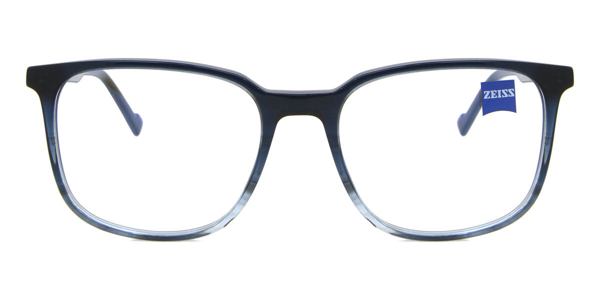 Zeiss ZS22524 418 Square Two-Tone Blue Grey Eyeglasses