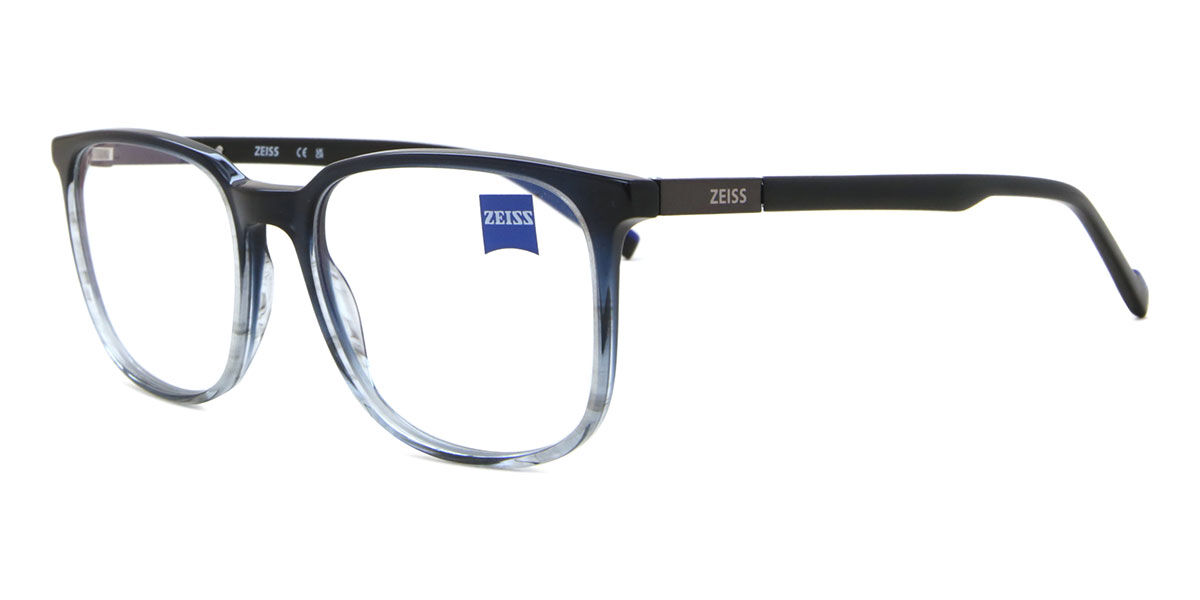 Zeiss ZS22524 418 Square Two-Tone Blue Grey Eyeglasses
