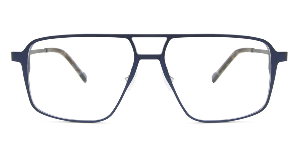 Zeiss ZS23123SLP With Clip-On 403 Pilot Satin Blue Eyeglasses