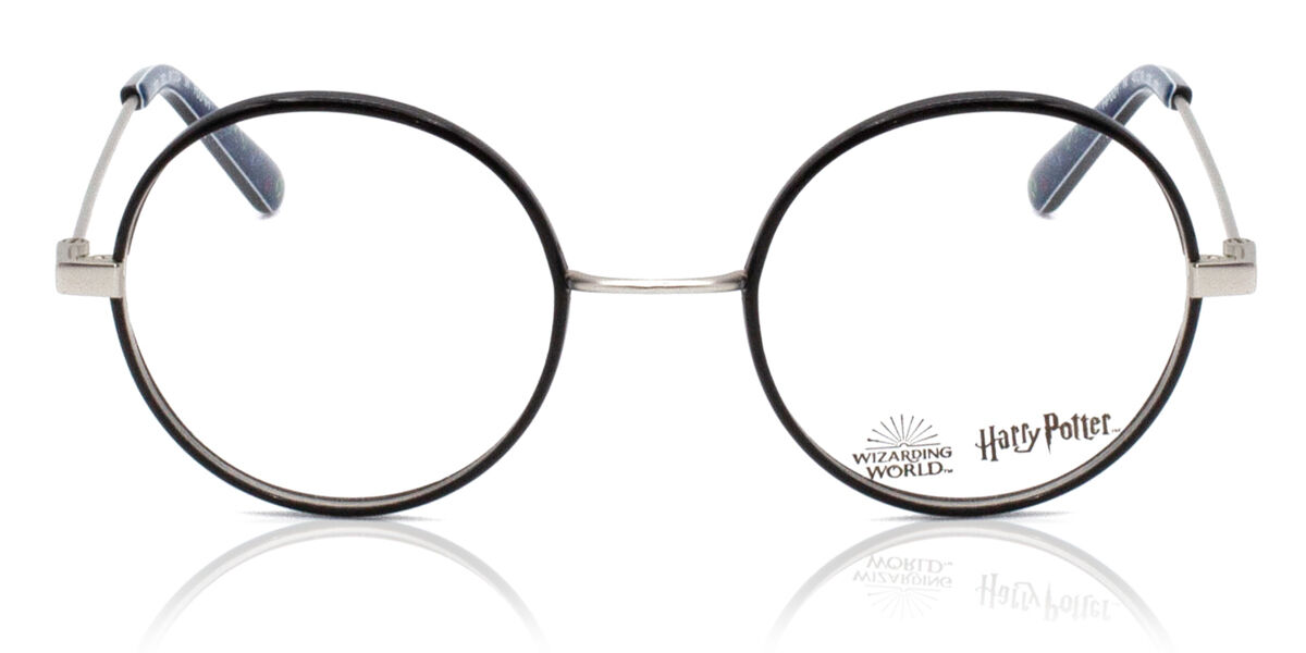 Harry Potter Collection HP001 NI-M Round Black Eyeglasses