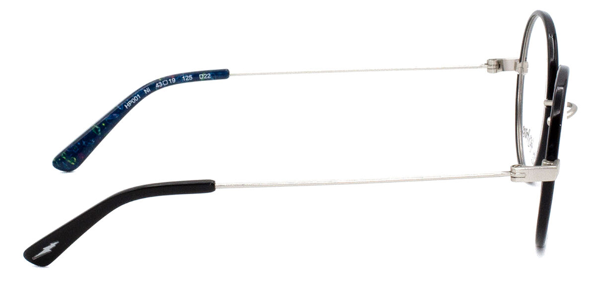 Harry Potter Collection HP001 NI-M Round Black Eyeglasses