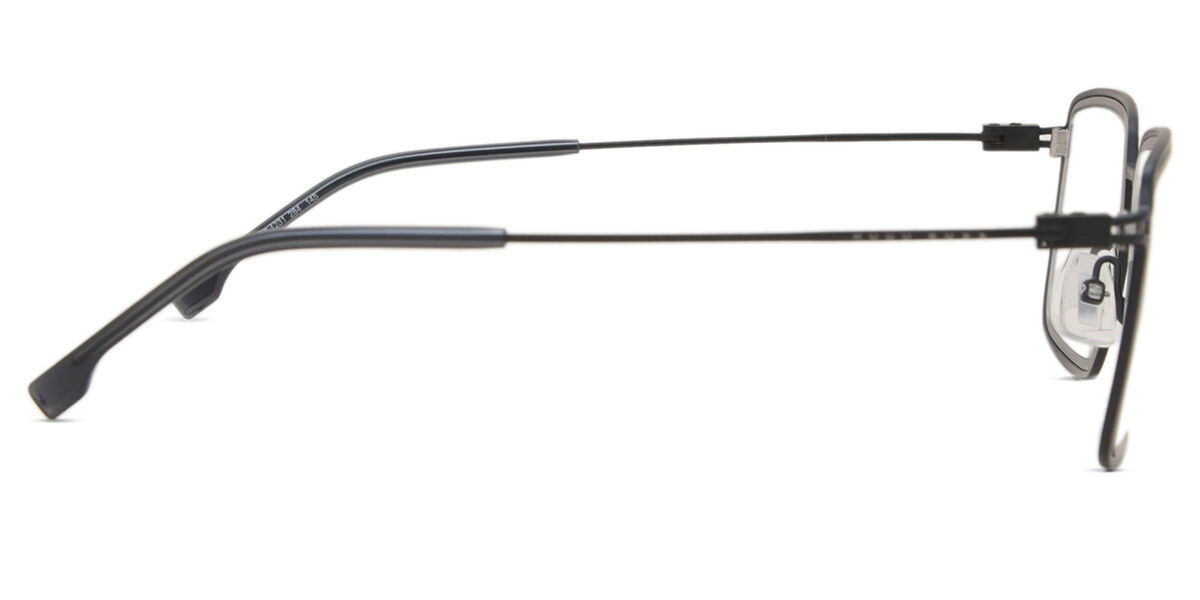 Boss 1231 284 Square Black Ruthenium Eyeglasses | SmartBuyGlasses