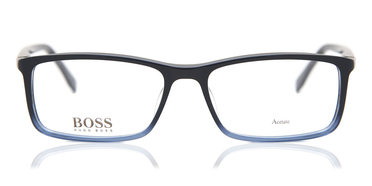 Boss 0680/IT ZX9 Rectangle Transparent Blue Eyeglasses
