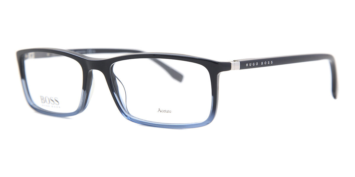 Boss 0680/IT ZX9 Rectangle Transparent Blue Eyeglasses