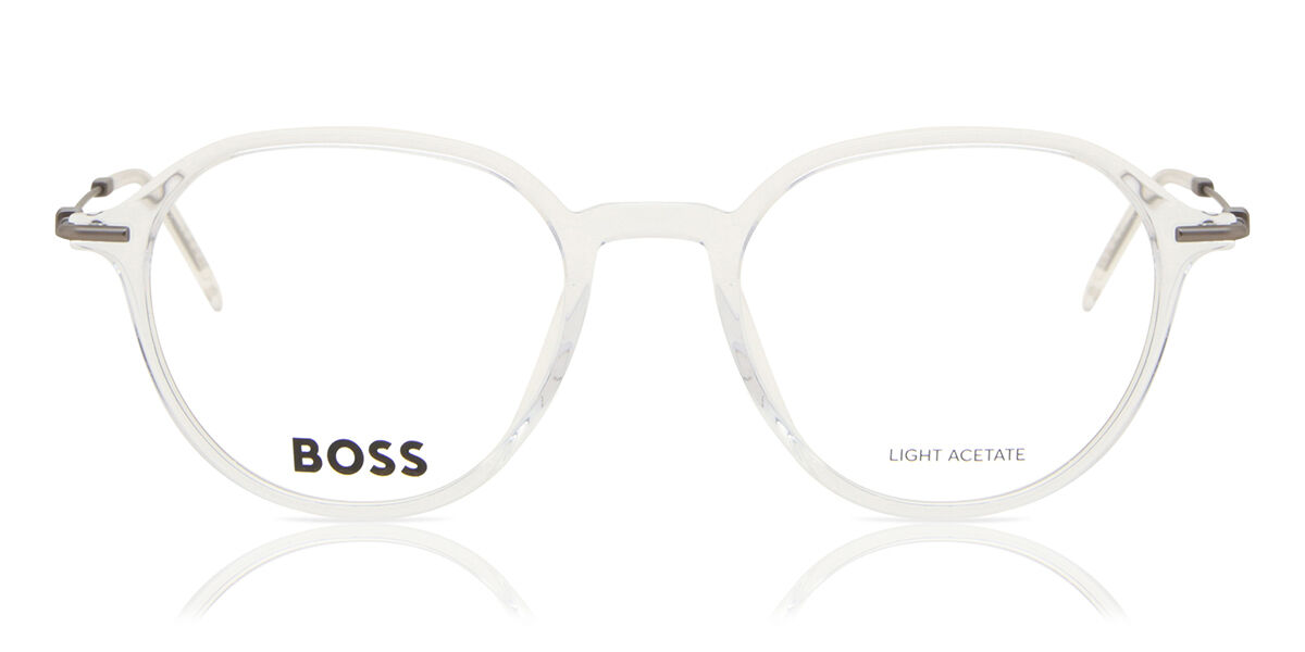 Boss 1481 SRJ Oval Clear Ruthenium Silver Eyeglasses