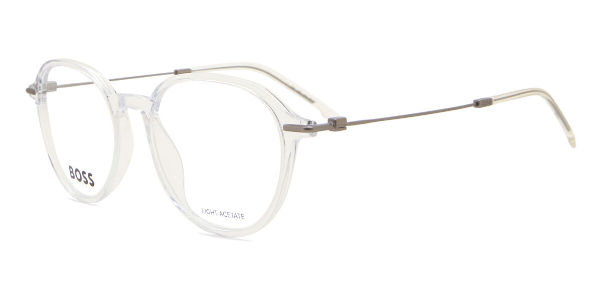 Boss 1481 SRJ Oval Clear Ruthenium Silver Eyeglasses
