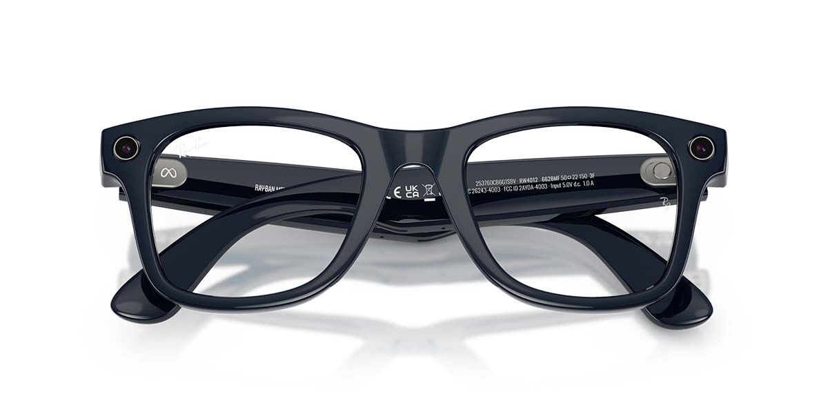 Ray-Ban Meta RW4012 Wayfarer Gen 2 6628MF Square Cosmic Blue